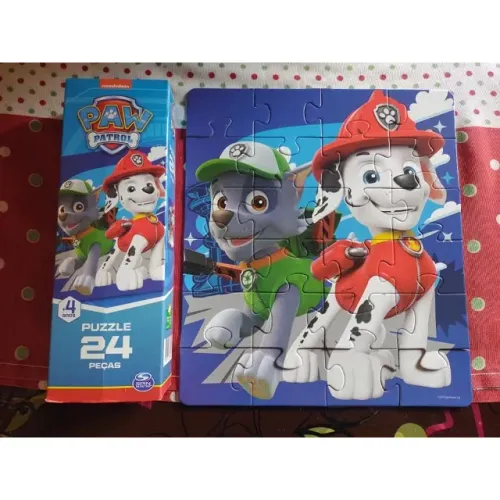 Quebra Cabeças Puzzle Patrulha Canina 24 Peças