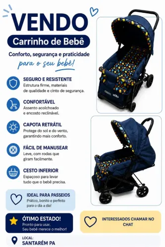 Carrinho para bebê