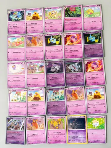 Cartas Pokémon - Comum *TIPO PSÍQUICO*