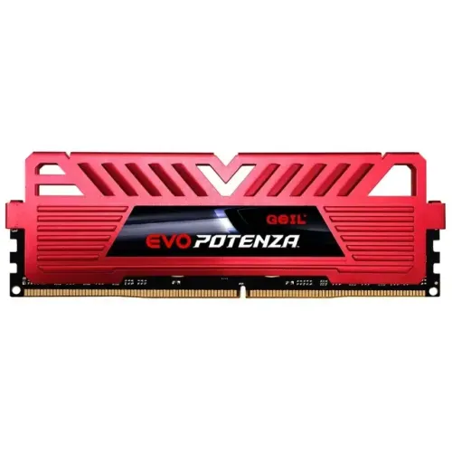 Memória DDR4 8GB Geil Evo Potenza, 8GB 2400mhz, Red