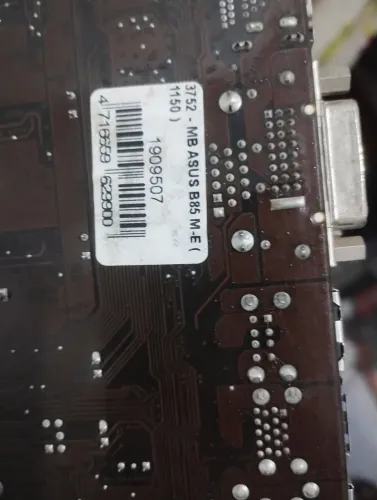Kit placa mãe Asus B85 M-E mais i7 e 20G de ram ddr3