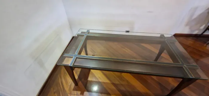 Mesa de madeira 1,80 x 90x 10mm