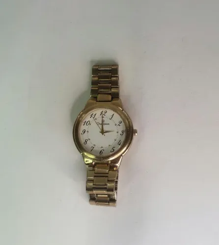 Relógio Champion CH22368 Dourado Vintage