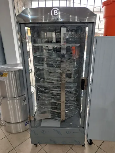 Ac forno assadeira 160kg giratório 