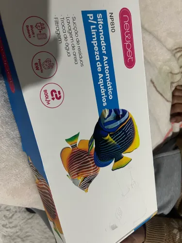 Sifonador automático para limpeza de aquário