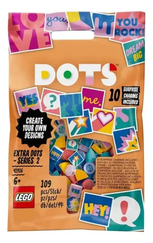 Lego Extra Dots Série 2 - 109 Peças - Super Segredos - 41916