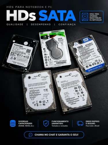HD SATA 2.5" 60GB 160GB 500GB 1TB | PC Notebook | Barato ?