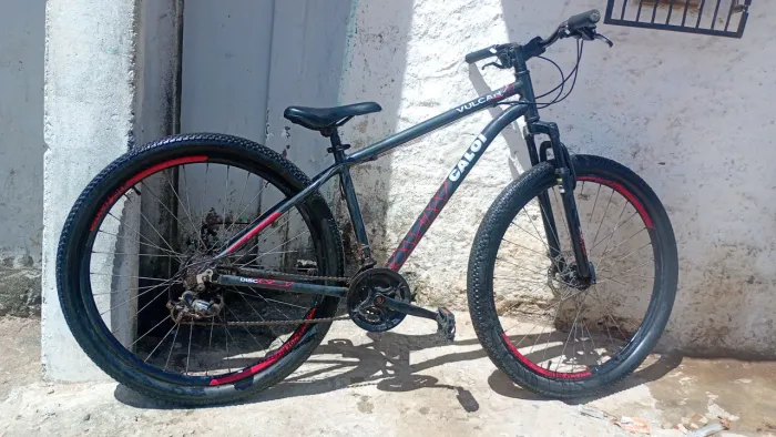 Bicicleta Caloi vulcan pra sair logo