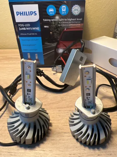 LED Philips H1 farol 