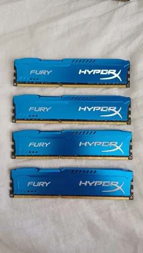 Memória RAM DDR3 HyperX Fury - 4 x 8gb = 32gb