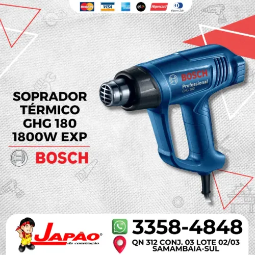 Soprador Térmico de Ar Quente 1600W Bosch GHG 180