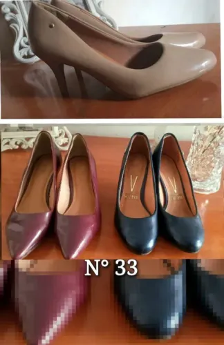 Sapatos saltinhos NOVOS.Todos N° 33