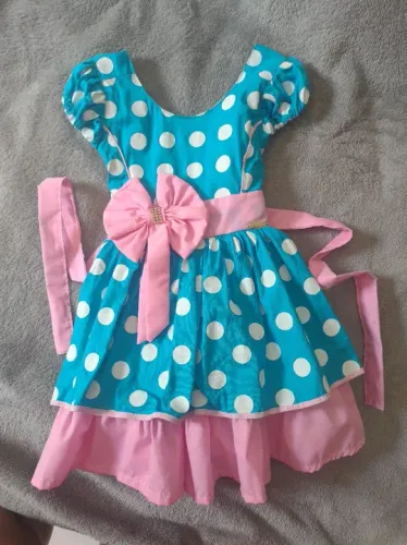 Vestido 1 ano, galinha pintadinha 