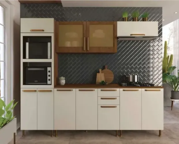 armario de cozinha gold modulada
