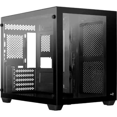 Gabinete Gamer Aerocool Dryft Black *Sem Fan Led* - Micro-ATX e Mini-ITX - WZetta