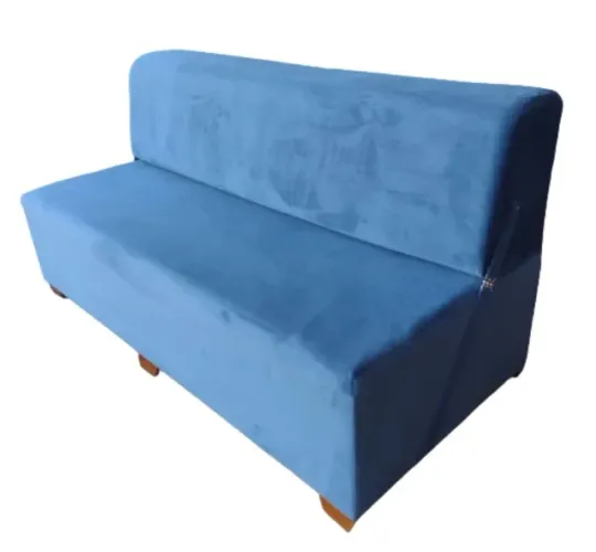 Sofá Bicama Azul D23 1,78m Fazemos Entrega Super Lindo 