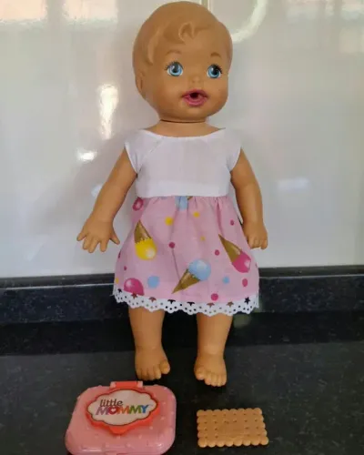 Boneca Little Mommy Bebê Faz Xixi Mattel 2017