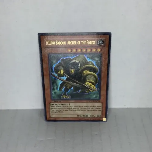 Yugioh!!! Yellow Baboon, Archer Of The Forest (ultra Rare) S