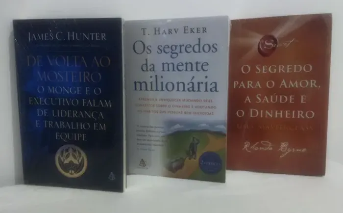 Os segredos da mente milionária<br><br>De volta ao mosteiro <br><br>O segredo para o amor a saúde...