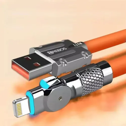 Cabo Carregador 1m Turbo 20w iPhone Hs 570 Hrebos