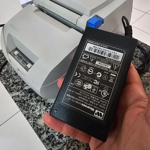 Impressora térmica Diebold + leitor óptico
