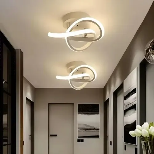 LED Teto Luz Três Cores Lâmpada 220V Design Interior Luminárias Do Teto