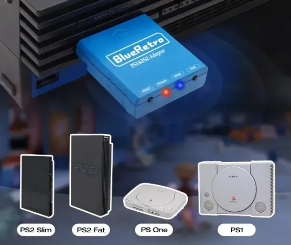 Blue Retro: Use Qualquer Controle Sem Fio em Seu PS2
