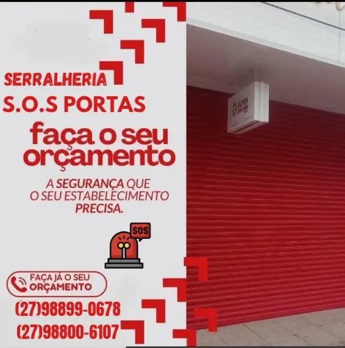 Portas de aço manual e automática