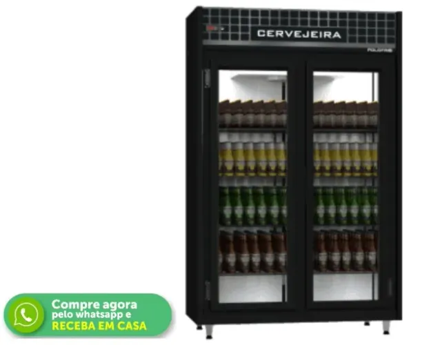 Cervejeira 2 Portas PoloFrio 220v Preta