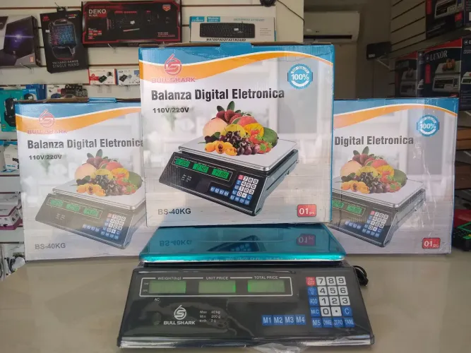 Balança Digital Eletrônica Bull Shark novas com garantia 40KG 110V/220V