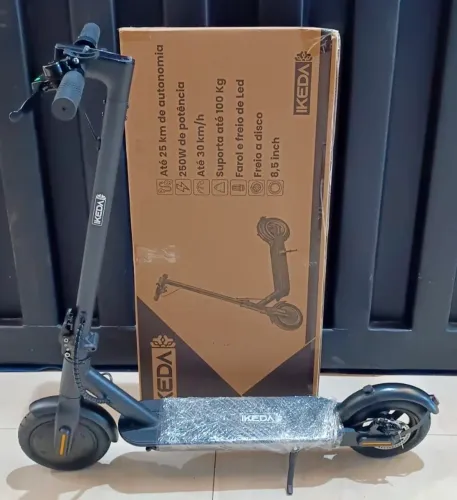Patinete Elétrico Ikeda 250W | Velocidade 30Km/h | Autonomia 25Km | Dobrável e Econômico