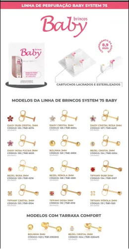 Brinco system 75 baby studex
