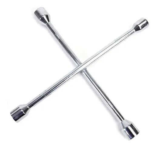 Chave De Roda Cruz Estrela Carro 4 Bocas 17 19 21 23mm
