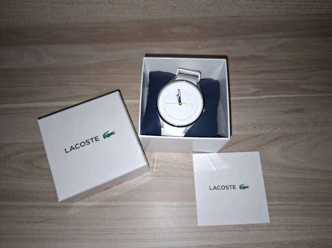 Relógio Lacoste Pulseira Emborrachada Branca