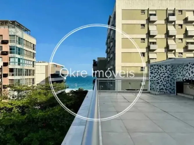 Cobertura com 3 quartos, 259 metros para alugar - Leblon!