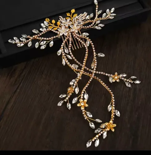 Presilha de Cabelo Sofisticada para Noivas, Madrinhas e Festas (Melhor Oferta)