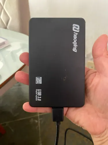 HD Externo Toshiba portatil 500GB - USB 3.0 - Preto