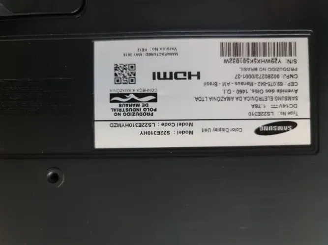 Monitor Led Samsung 21.5 Full Hd Widen e teclado logitech seminovos.