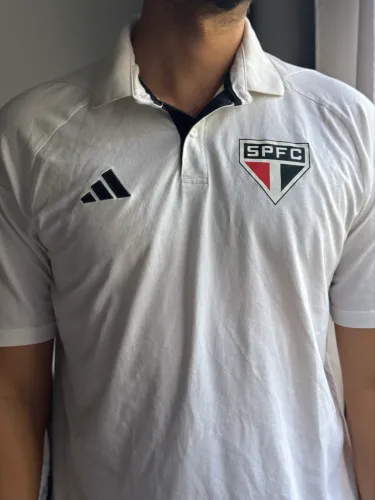 Camisa Polo São Paulo Adidas 2023 SPFC