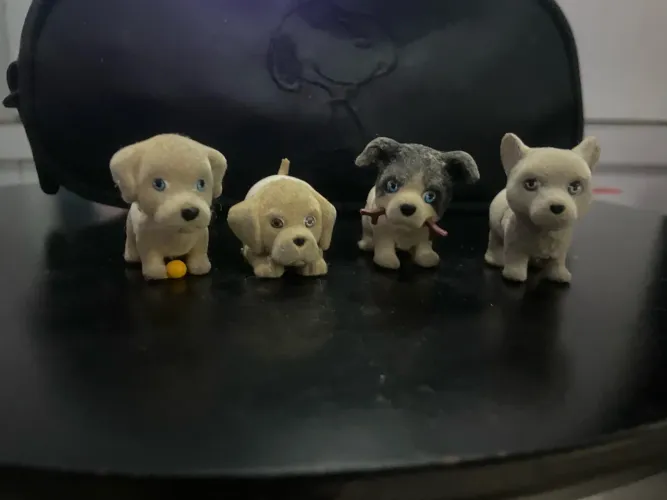 Coleção de filhotes de cachorrinho de brinquedo