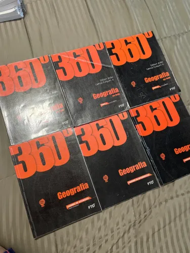 Livros de Geografia - coleção 360 FTD
