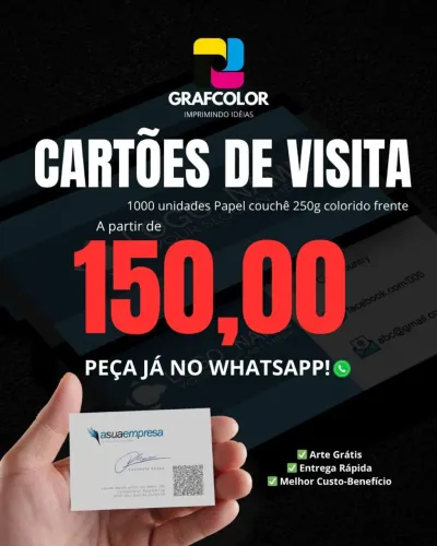 Cartões e baners
