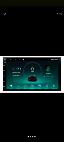 Multimídia com gps integrado tela Full hd