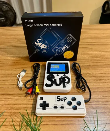 Minigame Portátil SUP 400 em 1 com Controle | Console Retrô | Novo