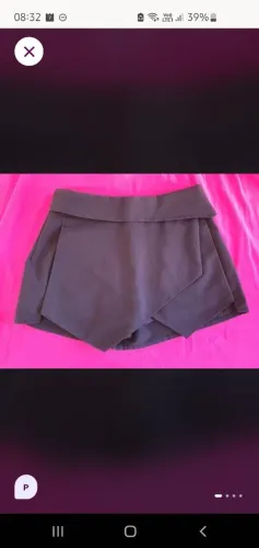 Short envelope Zara Preto 