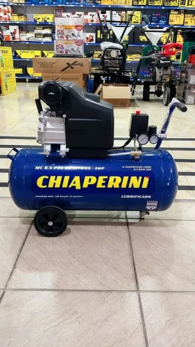 Compressor de Ar 50L Motor 2.0hp 120 psi - Chiaperini (Loja)