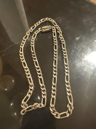 Corrente de prata masculina 3x1 60cm