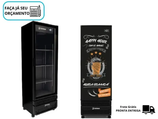Cervejeira Imbera 560 Litros Tampa de Vidro ou Cega