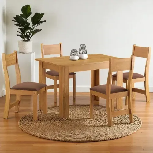 Promoção Mesa de Jantar Flora com Cadeiras Maia Bombom (Produto Novo)