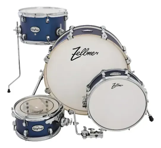 Bateria Zellmer Shell Pack Gig Top - Matte Blue
